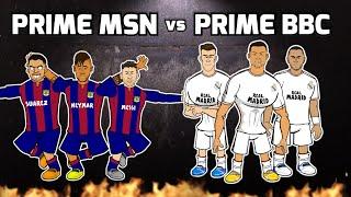 MSN vs BBC (Messi Suarez Neymar vs Bale Benzema Cristiano Ronaldo Frontmen 5.6 El Clasico)