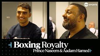Boxing royalty   Prince Naseem Hamed & son Aadam Hamed ahead of professional debut | #UsykDubois