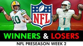 NFL Preseason Week 2 Winners & Losers Featuring Jordan Love, Brock Purdy, Tua Tagovailoa