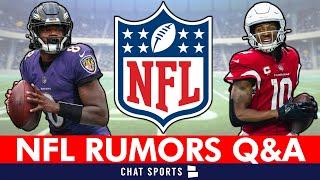 HOT NFL Rumors On Lamar Jackson, DeAndre Hopkins Trade + Ravens Drafting A QB? | Mailbag