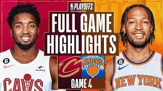 #4 CAVALIERS at #5 KNICKS | FULL GAME 4 HIGHLIGHTS | April 23, 2023