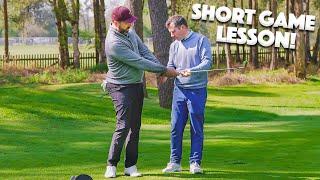 I get a lesson from the WORLDS BEST chipping coach! (Dan Grieve)