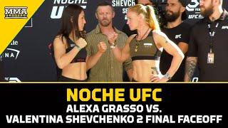 Alexa Grasso vs. Valentina Shevchenko 2 FINAL FACEOFF | Noche UFC | MMA Fighting
