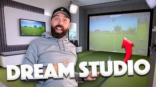My DREAM golf studio is finally here….