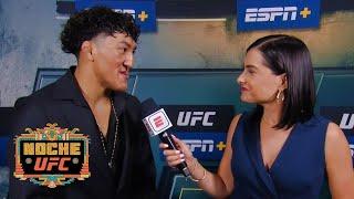 Raul Rosas Jr. on TKO win vs. Terrence Mitchell at Noche UFC: I expected to go 3 rounds! | ESPN MMA