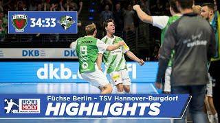 Füchse Berlin – TSV Hannover-Burgdorf 34:33 | Handball-Bundesliga Highlights