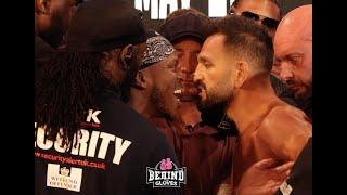 HEATED! KSI VS JOE FOURNIER PULLED APART AT WEIGH-IN & FACE OFF