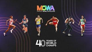 40 Years of the World Athletics Championships | A journey through athletics history