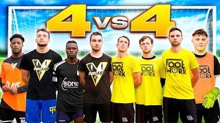 FOOTWORK vs PIRLASV ! 4vs4 a Calcio!