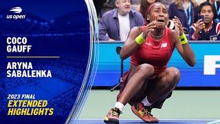 Coco Gauff vs. Aryna Sabalenka Extended Highlights | 2023 US Open Final