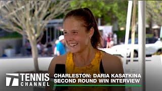 Daria Kasatkina Discusses Her YouTube Channel | 2023 Charleston Second Round Win Interview