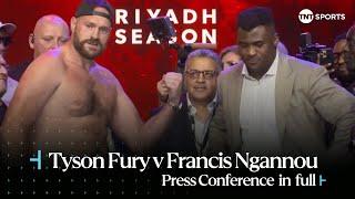 Tyson Fury v Francis Ngannou Press Conference From London In Full