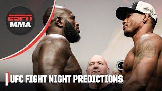 UFC Charlotte Predictions: Rozenstruik vs. Almeida & Smith vs. Walker | ESPN MMA