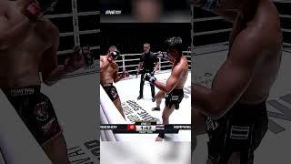 Numpangna  annihilates Ali-Khan Ergeshov's legs for the third-round TKO!