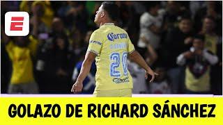 GOLAZO DEL AMÉRICA. Richard Sánchez con una definición exquisita para el 1-0 vs Juárez | Liga MX