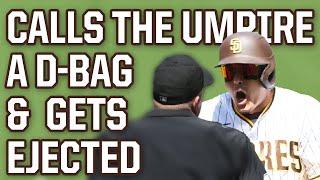 Machado calls the ump a d-bag and gets ejected, a breakdown