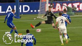 Jamie Vardy steals Leicester City equalizer against Leeds United | Premier League | NBC Sports