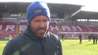 "Unlike anything I've ever seen before!!" Incredible Ryan Reynolds interview after Wrexham go clear