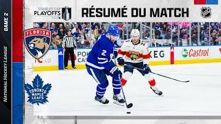 Faits saillants, match no 2 Panthers vs Maple Leafs