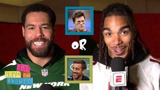 Brady or Rodgers? LeBron or Jordan? Messi or Ronaldo? Claypool & Uzomah You Have To Answer | ESPN