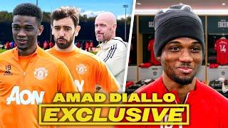 EXCLUSIVE: Amad Diallo on Ten Hag, Bruno Fernandes, Man Utd Future & More! | Wonderkids
