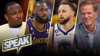 Steph, Warriors rout LeBron & Lakers in Game 2 to even up series at 1-1 | NBA | SPEAK