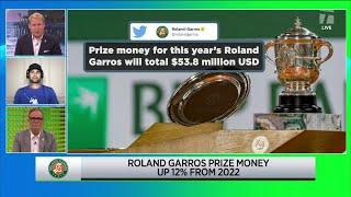 Roland Garros Increases Prize Money in 2023  | TC Live