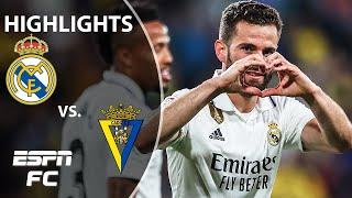 HIGHLIGHTS  Real Madrid avoid back-to-back defeats and beat Cadiz, 2-0 | LaLiga Highlights