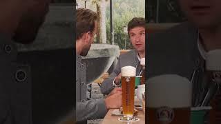 Bayern Munich star Harry Kane warms up for Oktoberfest with lederhosen and a pint of beer  #Shorts