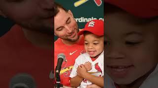 Adam Wainwright’s son, Caleb, stole the show at last night’s press conference. ️️