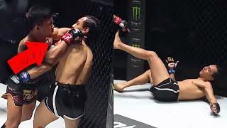 Muay Thai MONSTER  Rodtang’s Ruthless ELBOW KO of Edgar Tabares