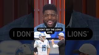 Acho isn’t buying the hype around the Lions ‍️ #NFL #Lions #JaredGoff #Shorts