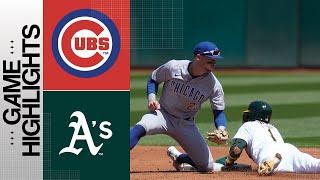 Cubs vs. A's Game Highlights (4/19/23) | MLB Highlights