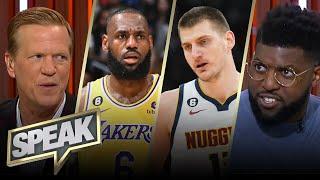 LeBron, Joel Embiid, Nikola Jokić are players under the most pressure in playoffs | NBA | SPEAK