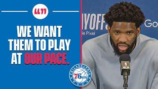 Joel Embiid on HOW 76ers CAN DOMINATE CELTICS AGAIN in Elimination Game | CBS Sports
