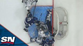 Lightning Score Late In Period After Review Shows Brandon Hagel's Shot Trickling Into Net