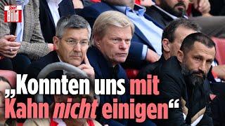 FC Bayern: Herbert Hainer zum Aus von Oliver Kahn & Hasan Salihamidzic