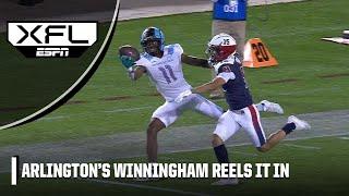 Catch of the season? Lujuan Winningham makes incredible one-handed grab | XFL on ESPN