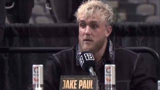 JAKE PAUL GETS P*SSED OFF WITH REPORTER DURING NATE DIAZ PRESS CONFERENCE!