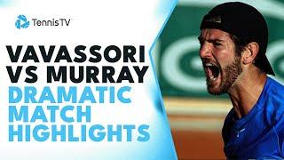 Andy Murray vs Andrea Vavassori Dramatic Match Highlights | Madrid 2023