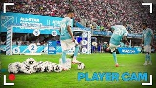 PLAYER POV CAM! MLS All-Stars vs Arsenal in MLS All-Star Skills Challenge!