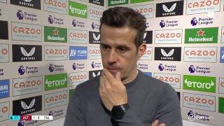 "It was clear it was not our night." Marco Silva reacts to a difficult night for Fulham vs Villa