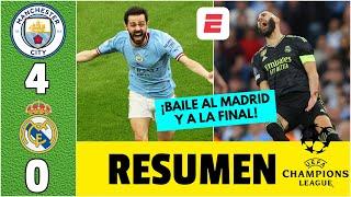 MANCHESTER CITY GOLEA Y BAILA 4-0 al REAL MADRID y pasa A LA FINAL vs INTER | UEFA Champions League