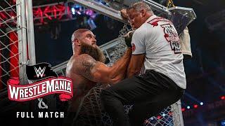 FULL MATCH - Braun Strowman vs. Shane McMahon — Steel Cage Match: WrestleMania 37 Night 1