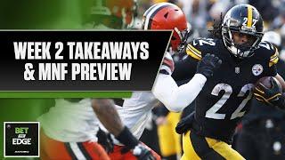Week 2 Takeaways, Week 3 Openers, Saints-Panthers & more | Bet the Edge (9/18/23) | NBC Sports