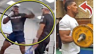 *NEW* AJ JOSHUA SNIPERS LEFT HOOK for USYK HEAD- CAN POWERLIFTING BRING KNOCKOUT POWER FOR REMATCH?