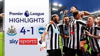 Magpie MAGIC thrashes Seagulls!  | Newcastle 4-1 Brighton | PL Highlights
