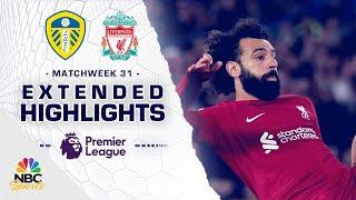 Leeds United v. Liverpool | PREMIER LEAGUE HIGHLIGHTS | 4/17/2023 | NBC Sports