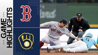 Red Sox vs. Brewers Game Highlights (4/21/23) | MLB Highlights