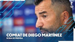 Rueda de prensa de despedida de Diego Martínez